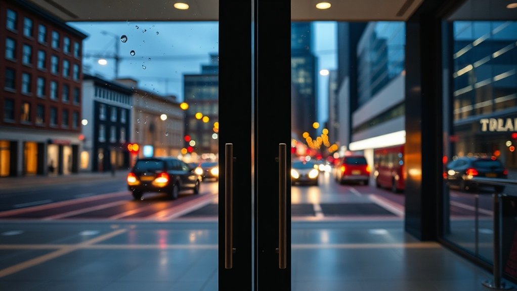 Glass Doors North End Road